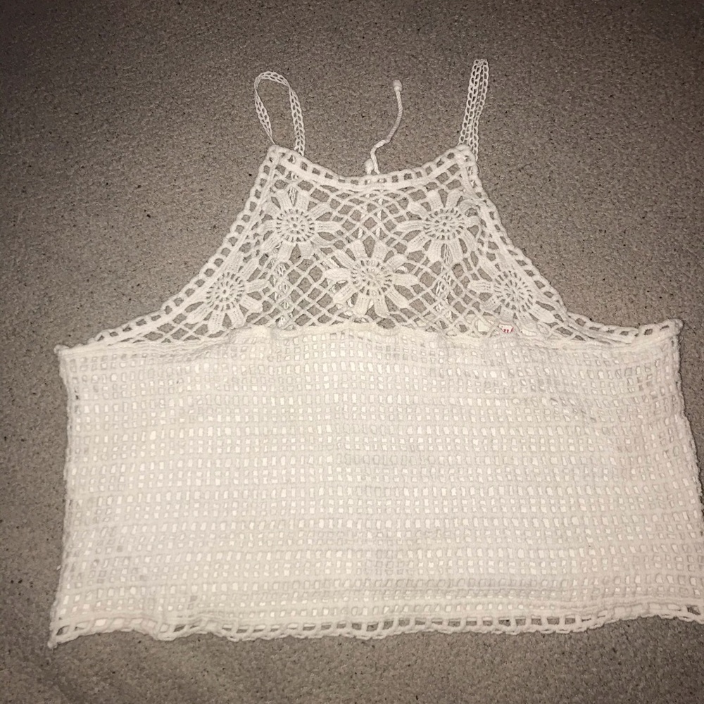 Knitted crop top